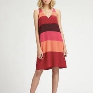 BCBGMaxAzria Multicolor Racerback Dress